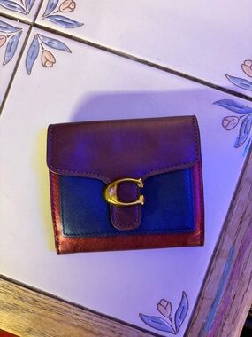 COACH Tabby Small Wallet in Colorblock.